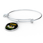 Mother Rottweller Mom Bracelet Stainless Steel or 18k Gold Circle Bangle-Express Your Love Gifts
