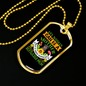 Mother Rottweller Mom Necklace Stainless Steel or 18k Gold Dog Tag 24" Chain-Express Your Love Gifts