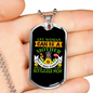 Mother Rottweller Mom Necklace Stainless Steel or 18k Gold Dog Tag 24" Chain-Express Your Love Gifts
