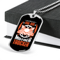 Mother Trucker Dog Tag Stainless Steel or 18k Gold 24" Chain-Express Your Love Gifts