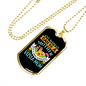 Mother Vizsla Mom Necklace Stainless Steel or 18k Gold Dog Tag 24" Chain-Express Your Love Gifts