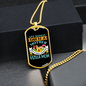 Mother Vizsla Mom Necklace Stainless Steel or 18k Gold Dog Tag 24" Chain-Express Your Love Gifts
