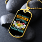 Mother Vizsla Mom Necklace Stainless Steel or 18k Gold Dog Tag 24" Chain-Express Your Love Gifts