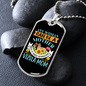 Mother Vizsla Mom Necklace Stainless Steel or 18k Gold Dog Tag 24" Chain-Express Your Love Gifts