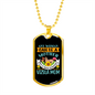 Mother Vizsla Mom Necklace Stainless Steel or 18k Gold Dog Tag 24" Chain-Express Your Love Gifts