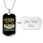 Mother Vizsla Mom Necklace Stainless Steel or 18k Gold Dog Tag 24" Chain-Express Your Love Gifts