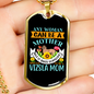 Mother Vizsla Mom Necklace Stainless Steel or 18k Gold Dog Tag 24" Chain-Express Your Love Gifts