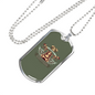Motorcycle Custom Biker Necklace Stainless Steel or 18k Gold Dog Tag 24"-Express Your Love Gifts
