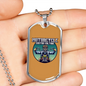 Motorcycle Custom Culture Biker Necklace Stainless Steel or 18k Gold Dog Tag 24"-Express Your Love Gifts