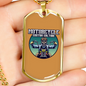 Motorcycle Custom Culture Biker Necklace Stainless Steel or 18k Gold Dog Tag 24"-Express Your Love Gifts