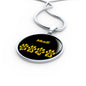Mudi Mama Circle Necklace Stainless Steel or 18k Gold 18-22" Dog Owner Lover-Express Your Love Gifts