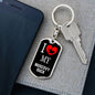 Muscovy Duck Bird Lover Keyring Keychain Stainless Steel or 18k Gold-Express Your Love Gifts