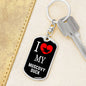 Muscovy Duck Bird Lover Keyring Keychain Stainless Steel or 18k Gold-Express Your Love Gifts