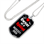 Muscovy Duck Bird Necklace Stainless Steel or 18k Gold Dog Tag 24" Chain-Express Your Love Gifts