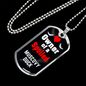 Muscovy Duck Bird Necklace Stainless Steel or 18k Gold Dog Tag 24" Chain-Express Your Love Gifts