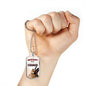 Music Only Makes Me Stronger Necklace Stainless Steel or 18k Gold Dog Tag 24" Chain-Express Your Love Gifts