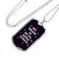 Musician Necklace 99.9% Song Lyrics Necklace Stainless Steel or 18k Gold Dog Tag 24" Chain-Express Your Love Gifts