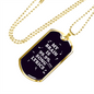 Musician Necklace 99.9% Song Lyrics Necklace Stainless Steel or 18k Gold Dog Tag 24" Chain-Express Your Love Gifts