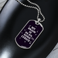Musician Necklace 99.9% Song Lyrics Necklace Stainless Steel or 18k Gold Dog Tag 24" Chain-Express Your Love Gifts