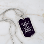 Musician Necklace 99.9% Song Lyrics Necklace Stainless Steel or 18k Gold Dog Tag 24" Chain-Express Your Love Gifts