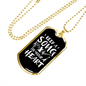 Musician Necklace A Song in Heart Necklace Stainless Steel or 18k Gold Dog Tag 24" Chain-Express Your Love Gifts