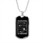 Musician Necklace All These Guitars Necklace Stainless Steel or 18k Gold Dog Tag 24" Chain-Express Your Love Gifts