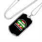 Musician Necklace All Year Long Necklace Stainless Steel or 18k Gold Dog Tag 24" Chain-Express Your Love Gifts