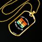 Musician Necklace Always Sing Necklace Stainless Steel or 18k Gold Dog Tag 24" Chain-Express Your Love Gifts