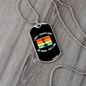 Musician Necklace Always Sing Necklace Stainless Steel or 18k Gold Dog Tag 24" Chain-Express Your Love Gifts