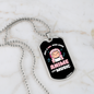 Musician Necklace Anime and Music Girl Necklace Stainless Steel or 18k Gold Dog Tag 24" Chain-Express Your Love Gifts