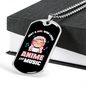 Musician Necklace Anime and Music Girl Necklace Stainless Steel or 18k Gold Dog Tag 24" Chain-Express Your Love Gifts
