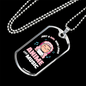 Musician Necklace Anime and Music Girl Necklace Stainless Steel or 18k Gold Dog Tag 24" Chain-Express Your Love Gifts