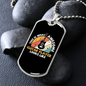 Musician Necklace Awesome Guitar Player Necklace Stainless Steel or 18k Gold Dog Tag 24" Chain-Express Your Love Gifts