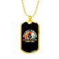 Musician Necklace Awesome Necklace Stainless Steel or 18k Gold Dog Tag 24" Chain-Express Your Love Gifts