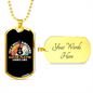 Musician Necklace Awesome Necklace Stainless Steel or 18k Gold Dog Tag 24" Chain-Express Your Love Gifts