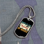 Musician Necklace Bass Bacon of Music Necklace Stainless Steel or 18k Gold Dog Tag 24" Chain-Express Your Love Gifts