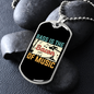 Musician Necklace Bass Bacon of Music Necklace Stainless Steel or 18k Gold Dog Tag 24" Chain-Express Your Love Gifts