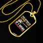 Musician Necklace Be Loud Necklace Stainless Steel or 18k Gold Dog Tag 24" Chain-Express Your Love Gifts