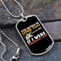 Musician Necklace Be Loud Necklace Stainless Steel or 18k Gold Dog Tag 24" Chain-Express Your Love Gifts