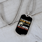 Musician Necklace Be Loud Necklace Stainless Steel or 18k Gold Dog Tag 24" Chain-Express Your Love Gifts
