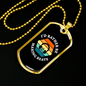 Musician Necklace Beats Necklace Stainless Steel or 18k Gold Dog Tag 24" Chain-Express Your Love Gifts
