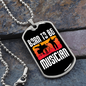 Musician Necklace Born to be Musician Necklace Stainless Steel or 18k Gold Dog Tag 24" Chain-Express Your Love Gifts