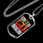 Musician Necklace Born to be Musician Necklace Stainless Steel or 18k Gold Dog Tag 24" Chain-Express Your Love Gifts