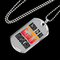 Musician Necklace Born to be Musician TranspArent Necklace Stainless Steel or 18k Gold Dog Tag 24" Chain-Express Your Love Gifts