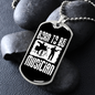 Musician Necklace Born to be Musician White Necklace Stainless Steel or 18k Gold Dog Tag 24" Chain-Express Your Love Gifts