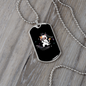 Musician Necklace Cat Singing Necklace Stainless Steel or 18k Gold Dog Tag 24" Chain-Express Your Love Gifts