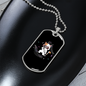 Musician Necklace Cat Singing Necklace Stainless Steel or 18k Gold Dog Tag 24" Chain-Express Your Love Gifts