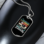 Musician Necklace Celebrate Diversity Necklace Stainless Steel or 18k Gold Dog Tag 24" Chain-Express Your Love Gifts