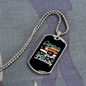 Musician Necklace Celebrate Diversity Necklace Stainless Steel or 18k Gold Dog Tag 24" Chain-Express Your Love Gifts