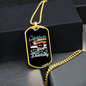 Musician Necklace Celebrate Diversity Necklace Stainless Steel or 18k Gold Dog Tag 24" Chain-Express Your Love Gifts
